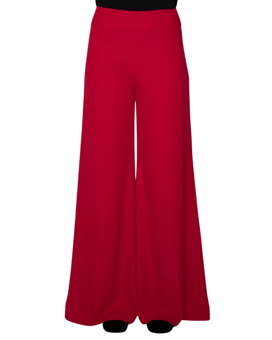 Gardenia Wide Leg Trousers in Rossa by LAVI Couture