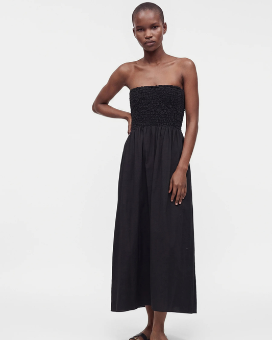 Orla Midi Dress in Black by Faithfull the Brand