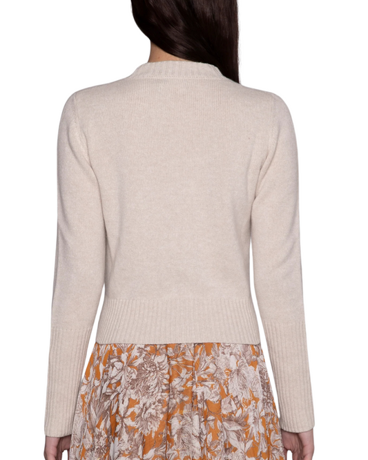 Maglia Corvara Sweater in Naturale by LAVI Couture