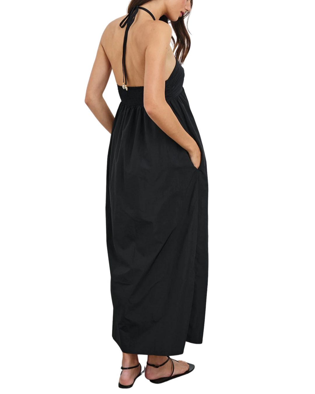 Palazzo Dress in Black by Rails