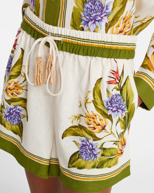 Tropical Scarf Sand Shorts by FARM Rio