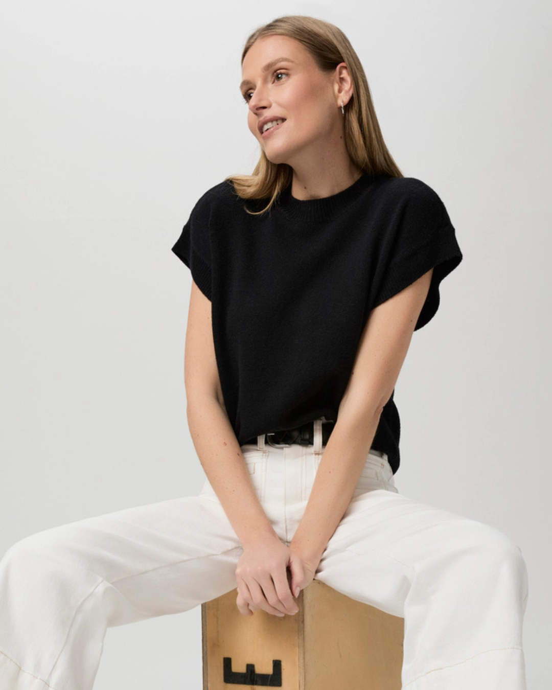 Paige Anessa with Vintage Patch Pockets in Toasted Ecru by PAIGE