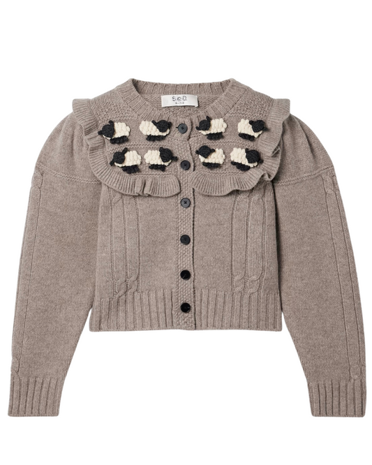 Benny Sheep Crochet Cardigan by Sea New York