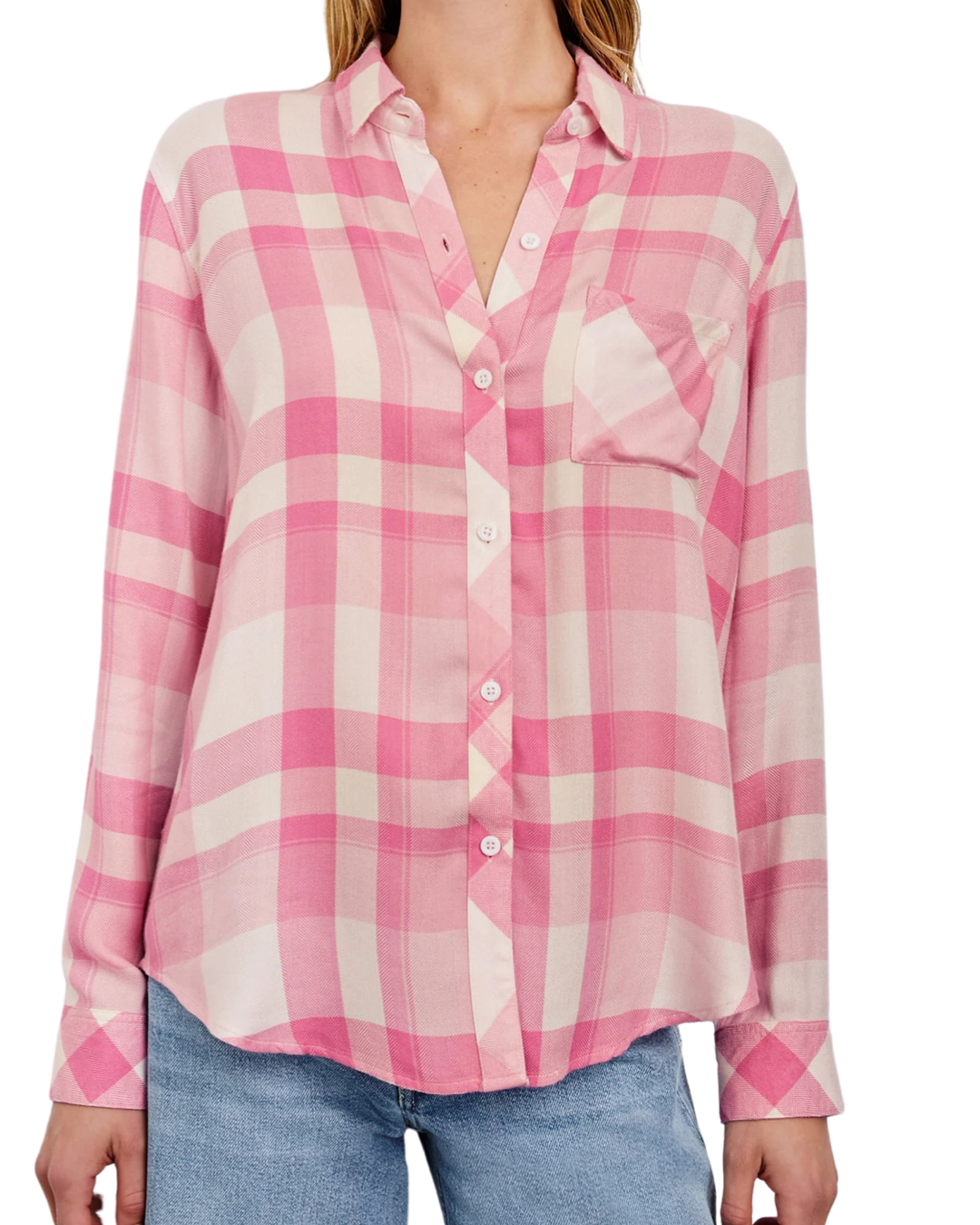 Ivory Rose Hunter Shirt by Rails