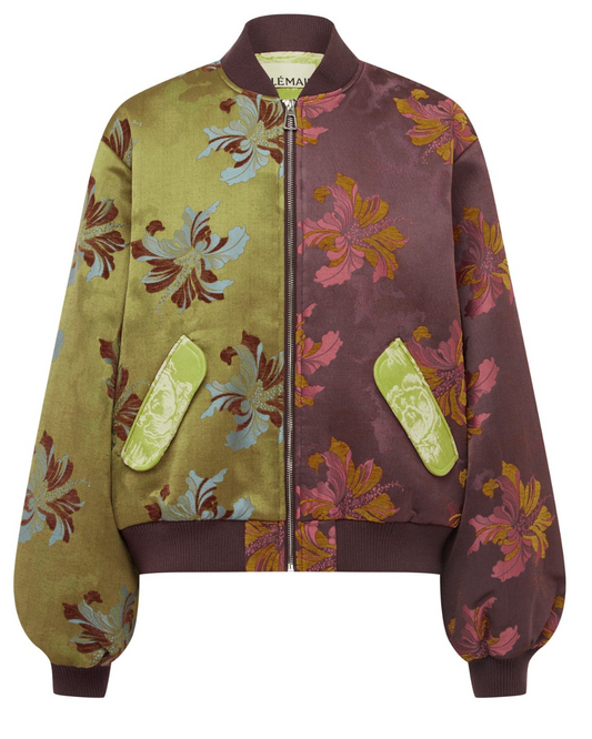 Adriana Jacquard Bomber Jacket by Alemais