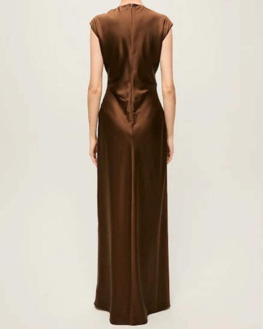 Nelzy Dress in Walnut by Veronica Beard