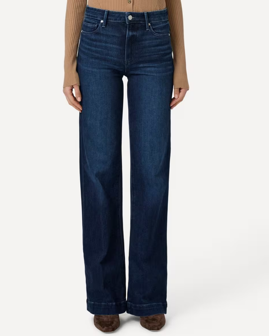 Leenah 32” Slim Wide Leg in Venetian Breeze by PAIGE