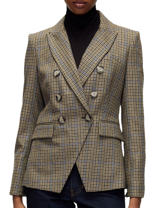 Miller Dickey Jacket in Moss Multi by Veronica Beard