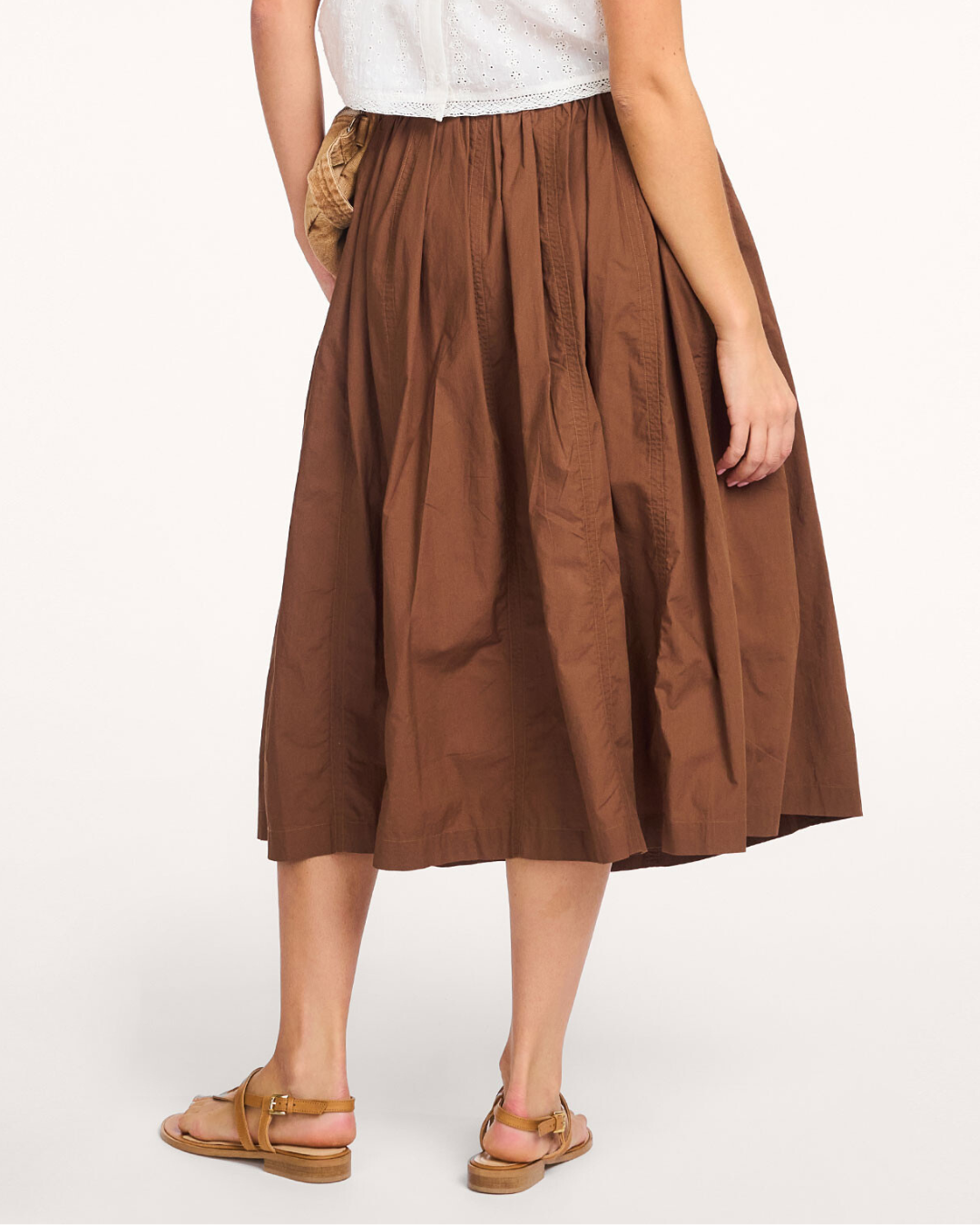 Cinley Skirt in Chocolate by Bellerose