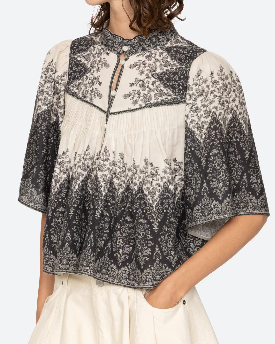 Hedra Print Blouse by Sea NY
