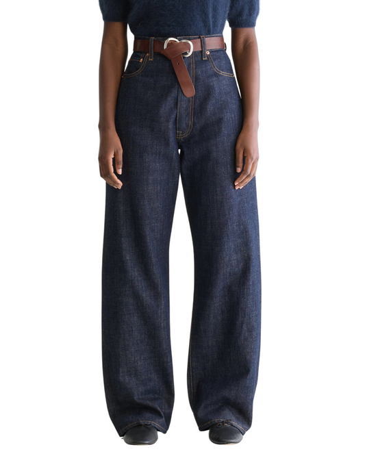 Denim N. 61 Wide Leg Jeans in Blue Rinse by Bellerose