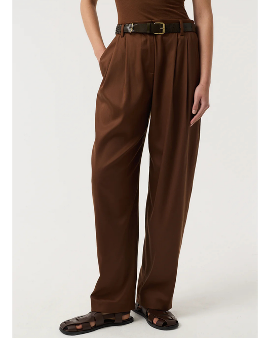 Chiara Trousers in Chocolate by AKYN