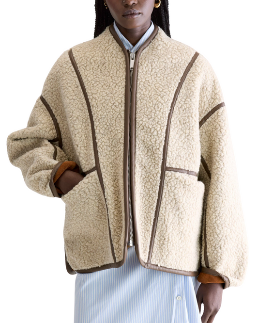 Natural Jina Sherpa Jacket by Bellerose