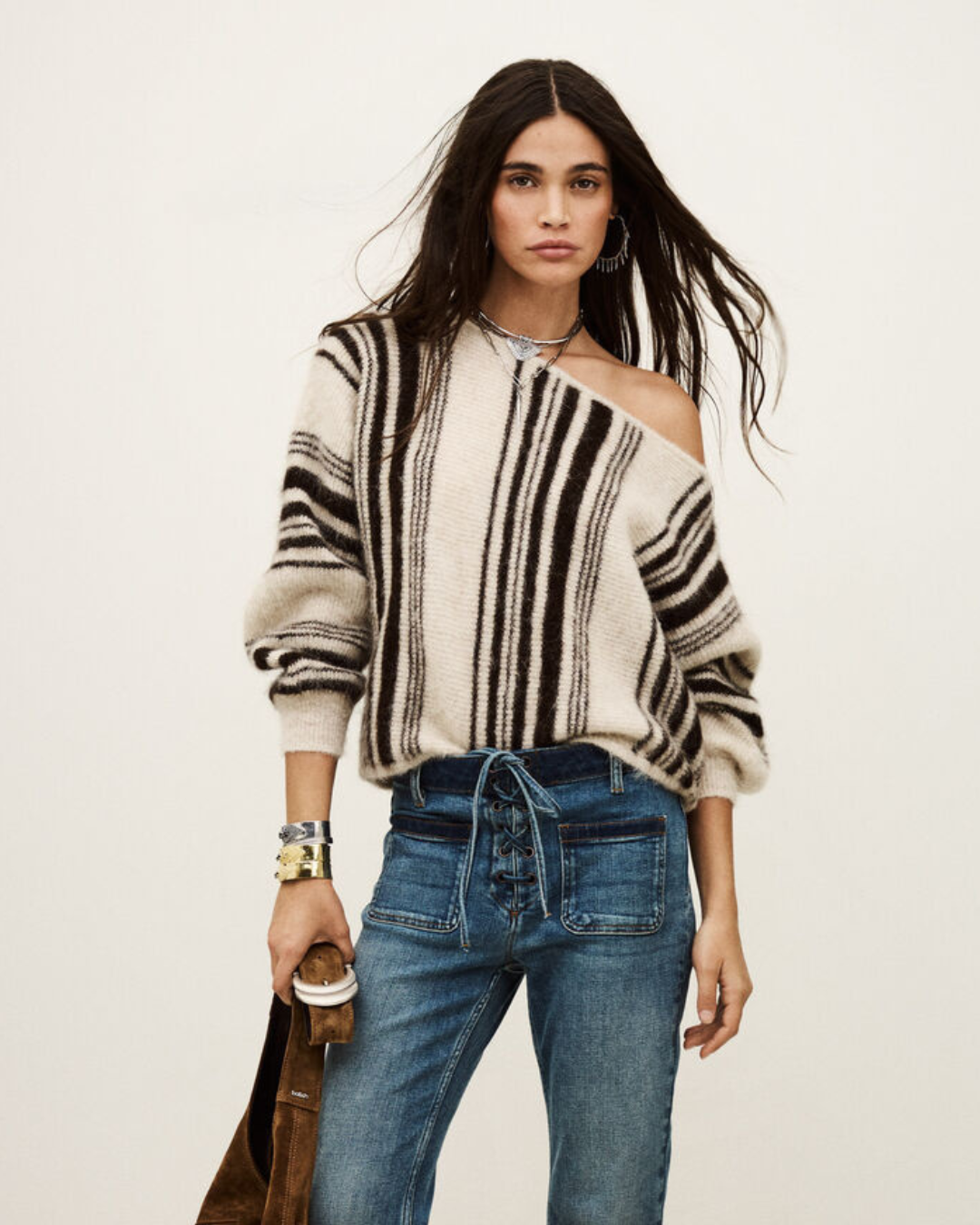 Suela Jumper in Chocolate by BA&SH