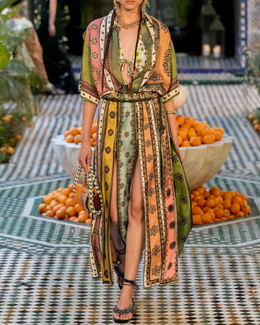 Contina Skirt in Multi by Alemais