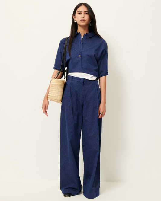 Provencia Pants in Blazer Blue by Sessùn