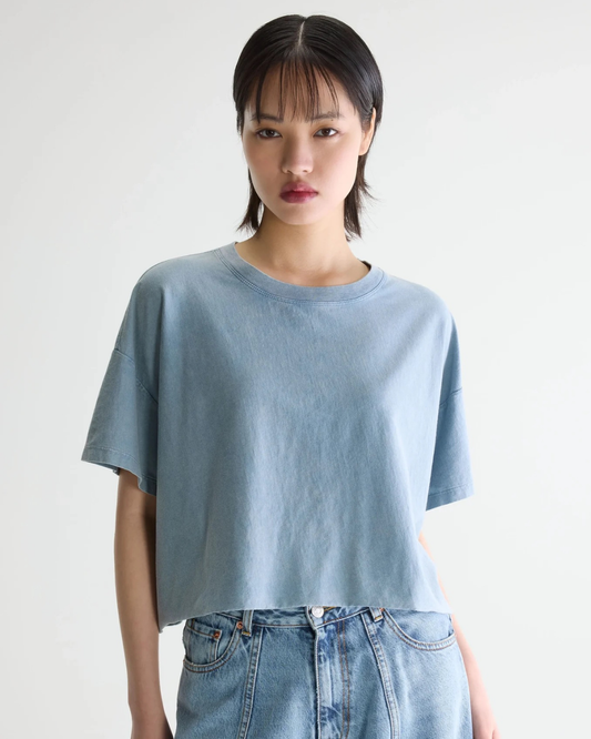 Farpy Cropped T-Shirt in Artic by Bellerose