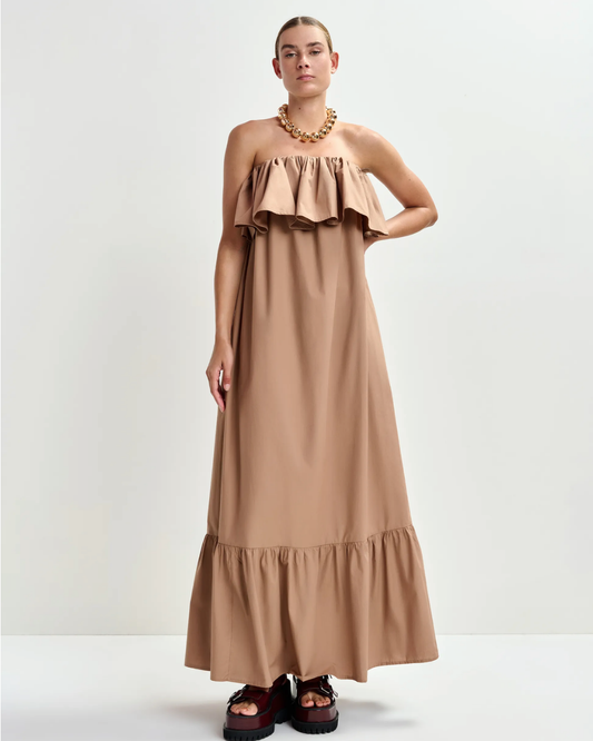 Joyce Belted Ruffle Dress in Mabel by Essentiel Antwerp