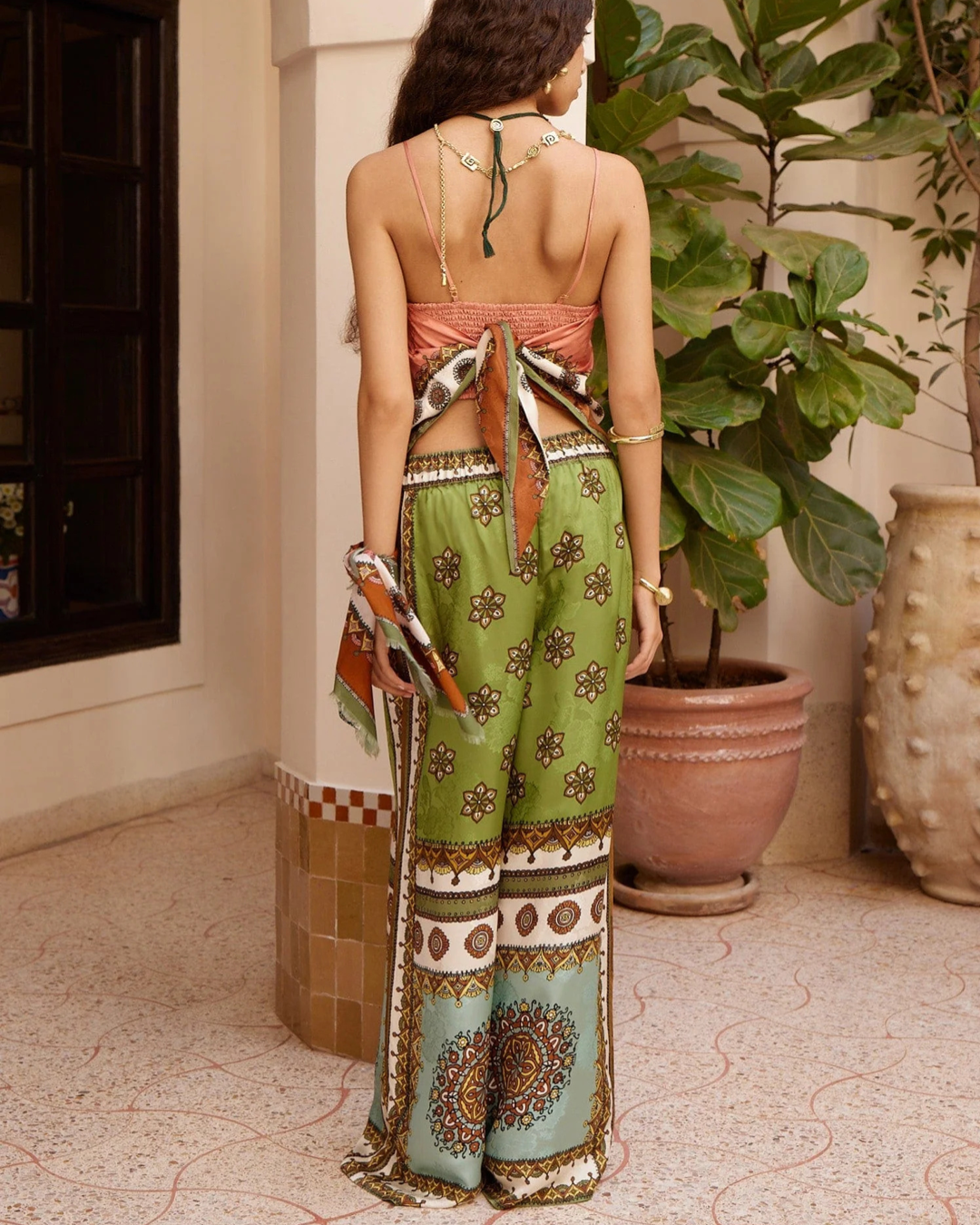 Contina Pant in Multi by Alemais