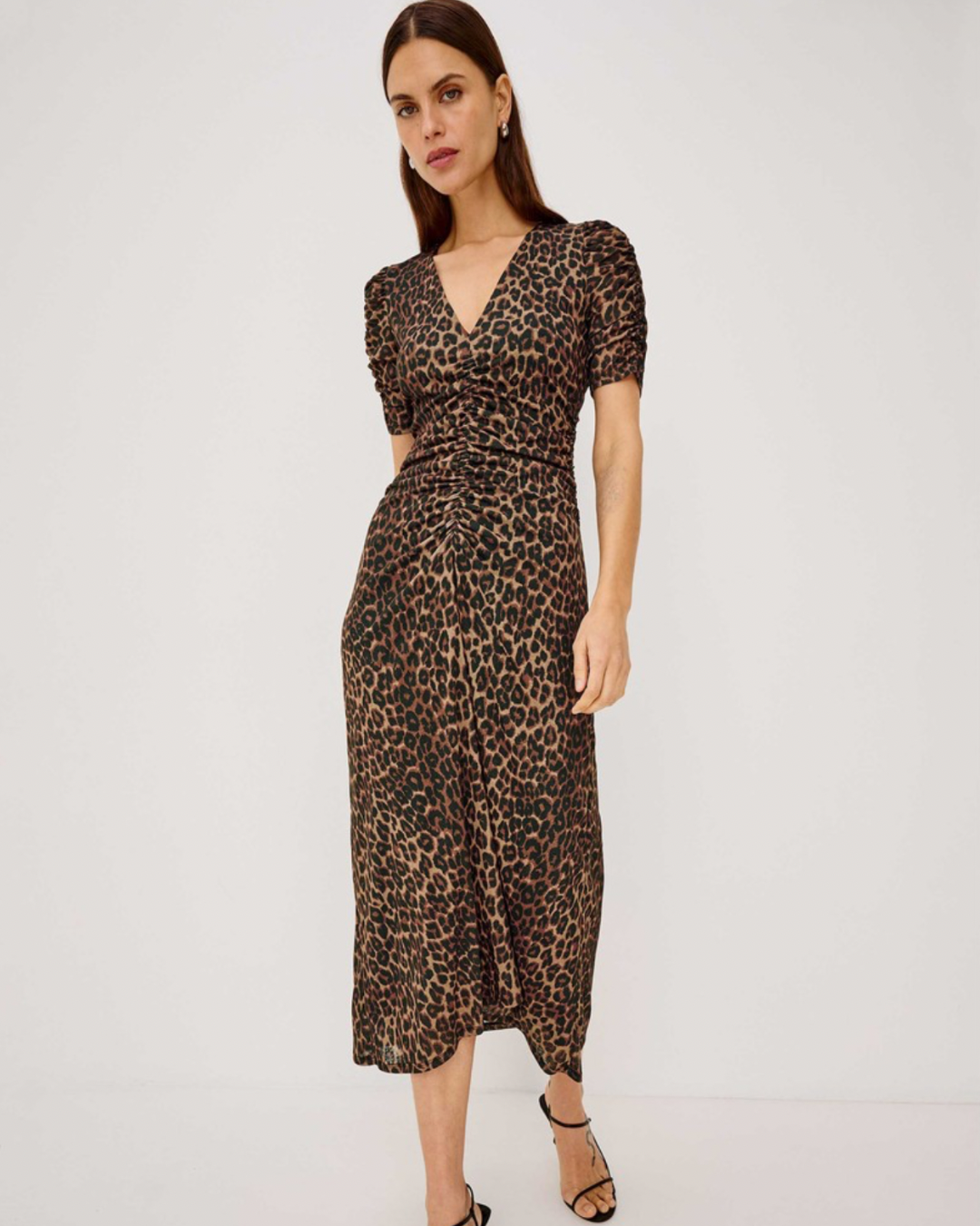 Beacon Dress in Brown Nal by Rails