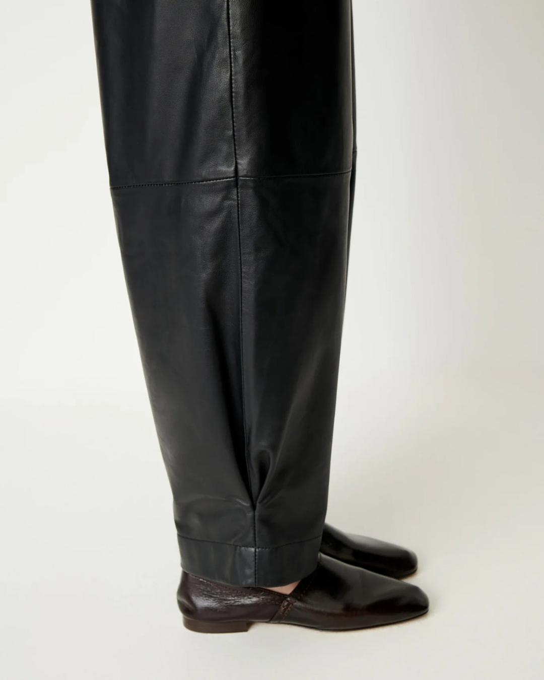 Carlea Leather Pants in Black by Sessùn