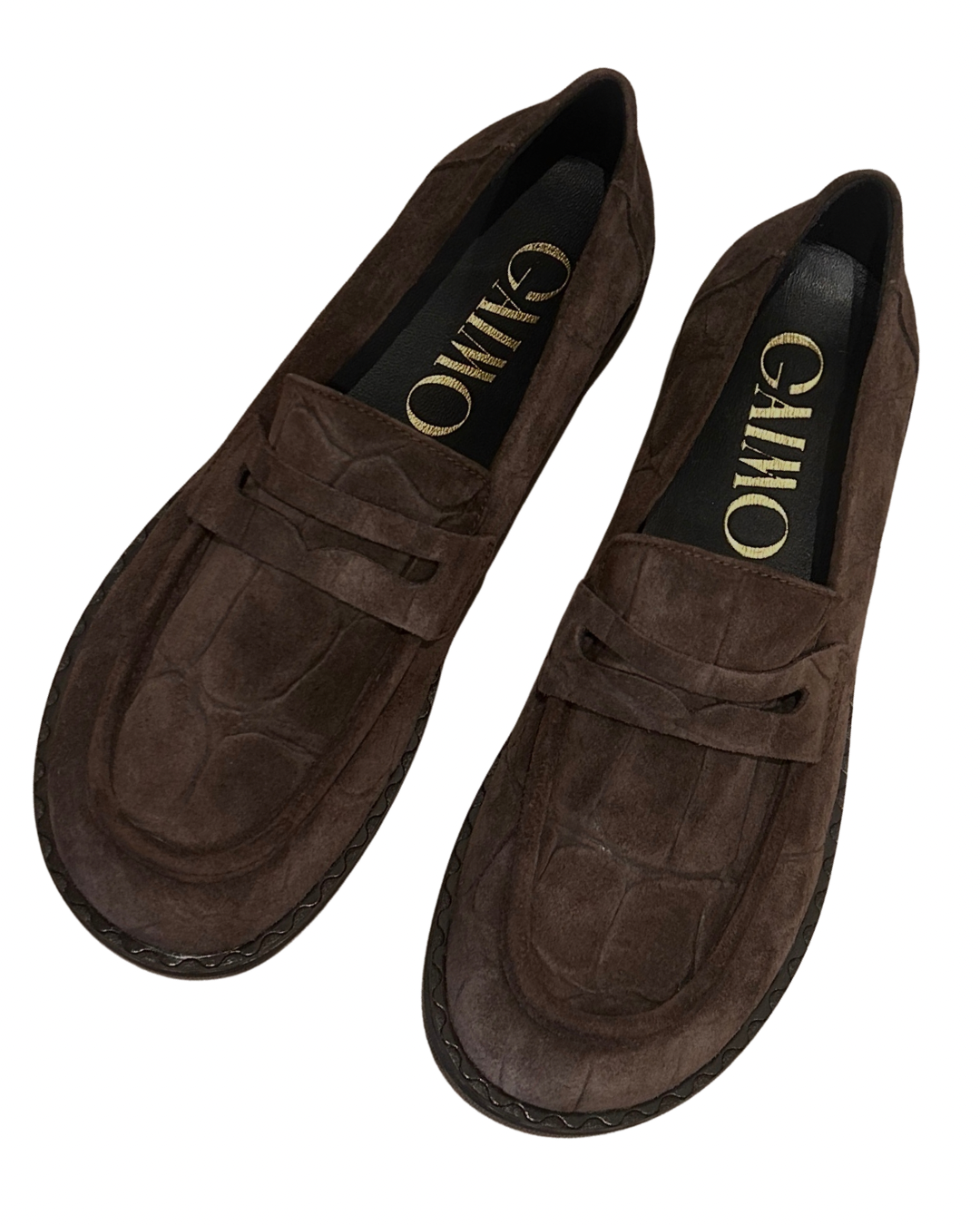Belisse Coco Bombato Loafers in Marrone by GAIMO