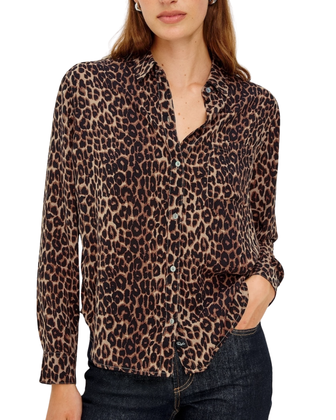 Josephine Blouse in Brown Nala by Rails