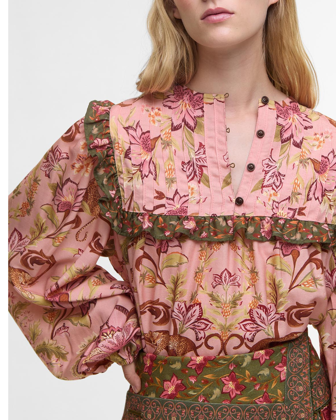 Cami Long Sleeved Blouse by Barbour x FARM Rio