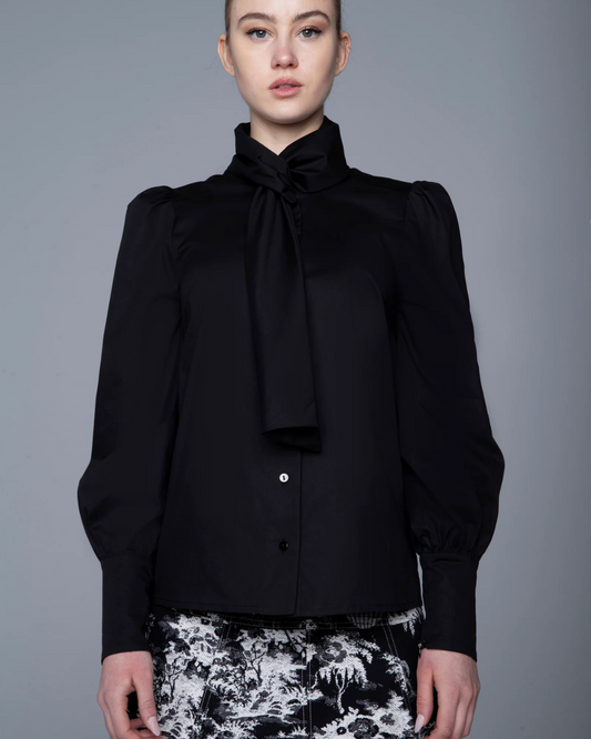 Camicia Giselle Shirt in Nero by LAVI Couture