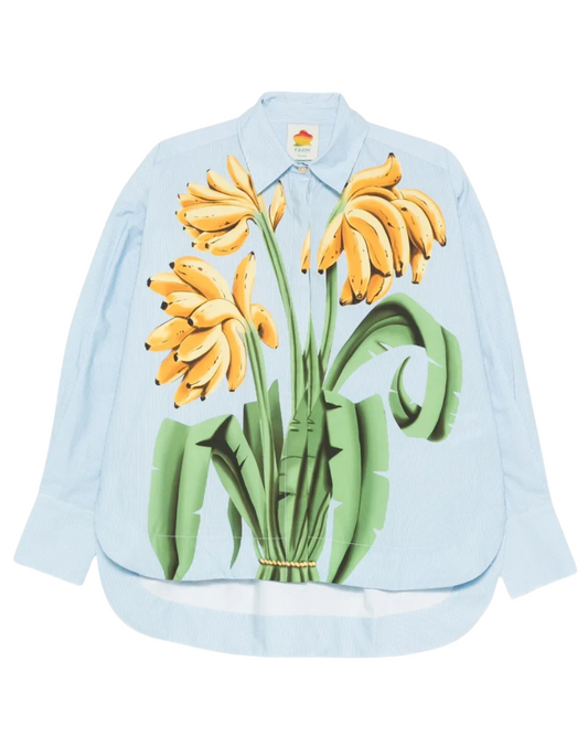Blue Banana Cocina Striped Shirt by FARM Rio