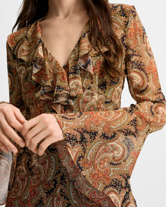 Kyrie Silk Top by Veronica Beard