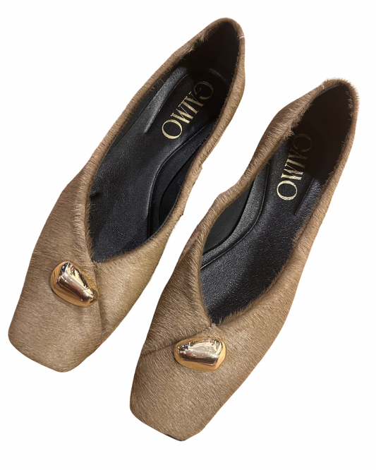 Adea Pelo Pony Shoes in Fur by GAIMO