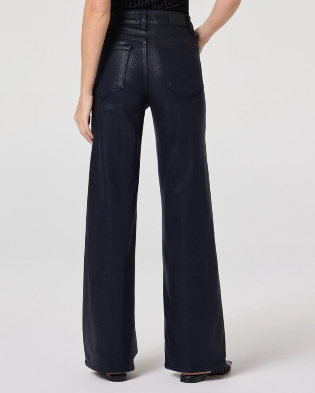 Sasha 32” in Navy Seascape Luxe Coating by Paige