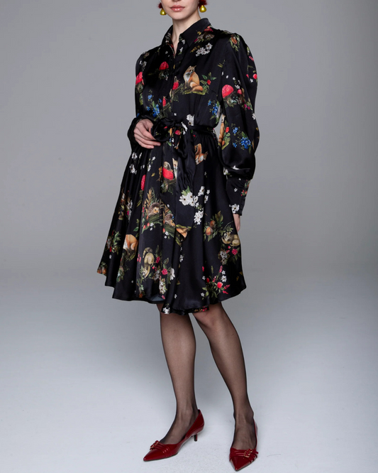 Maya Dress in Bosco by LAVI Couture