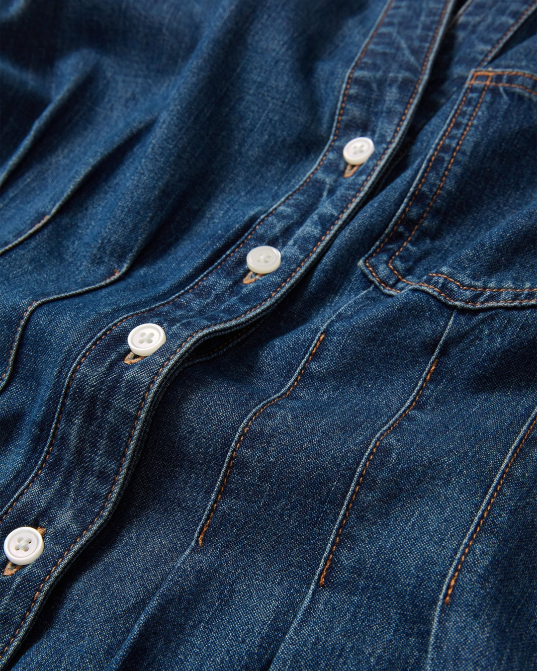 Arcadia Midi Denim Shirt Dress by Veronica Beard