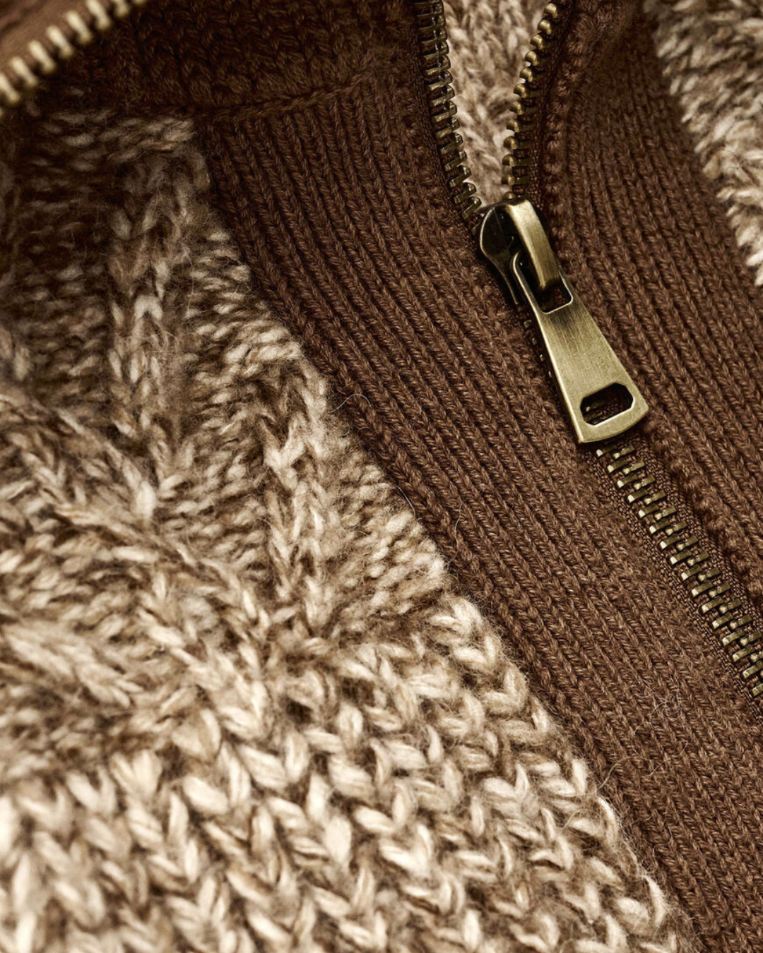 Rabel Cardigan in Marron by BA&SH