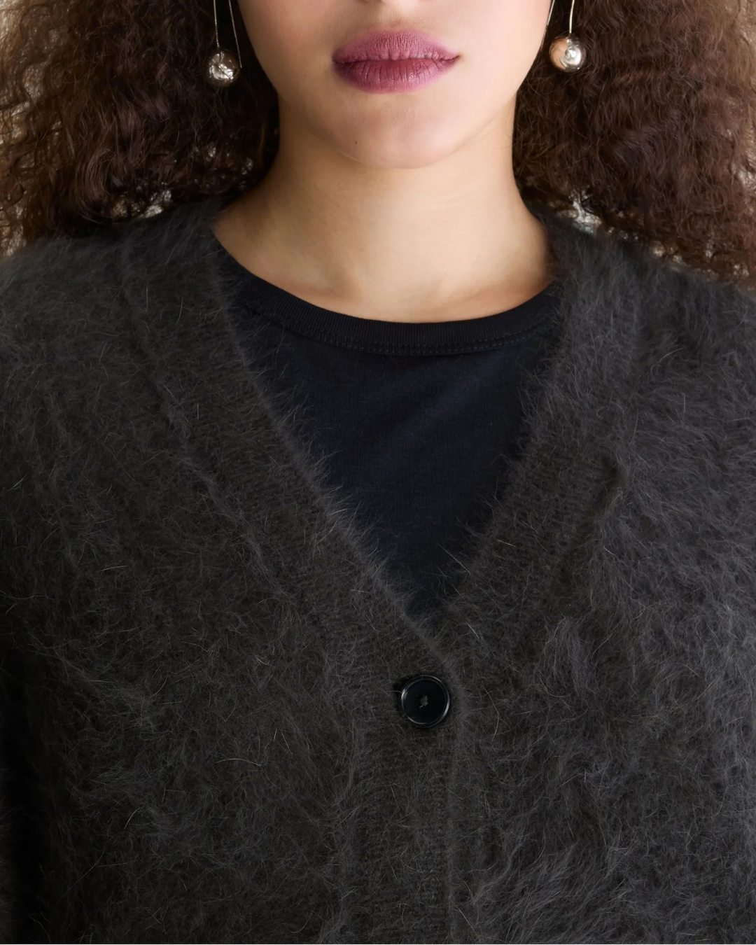Datura Alpaca Blend Cardigan in Pirate by Bellerose