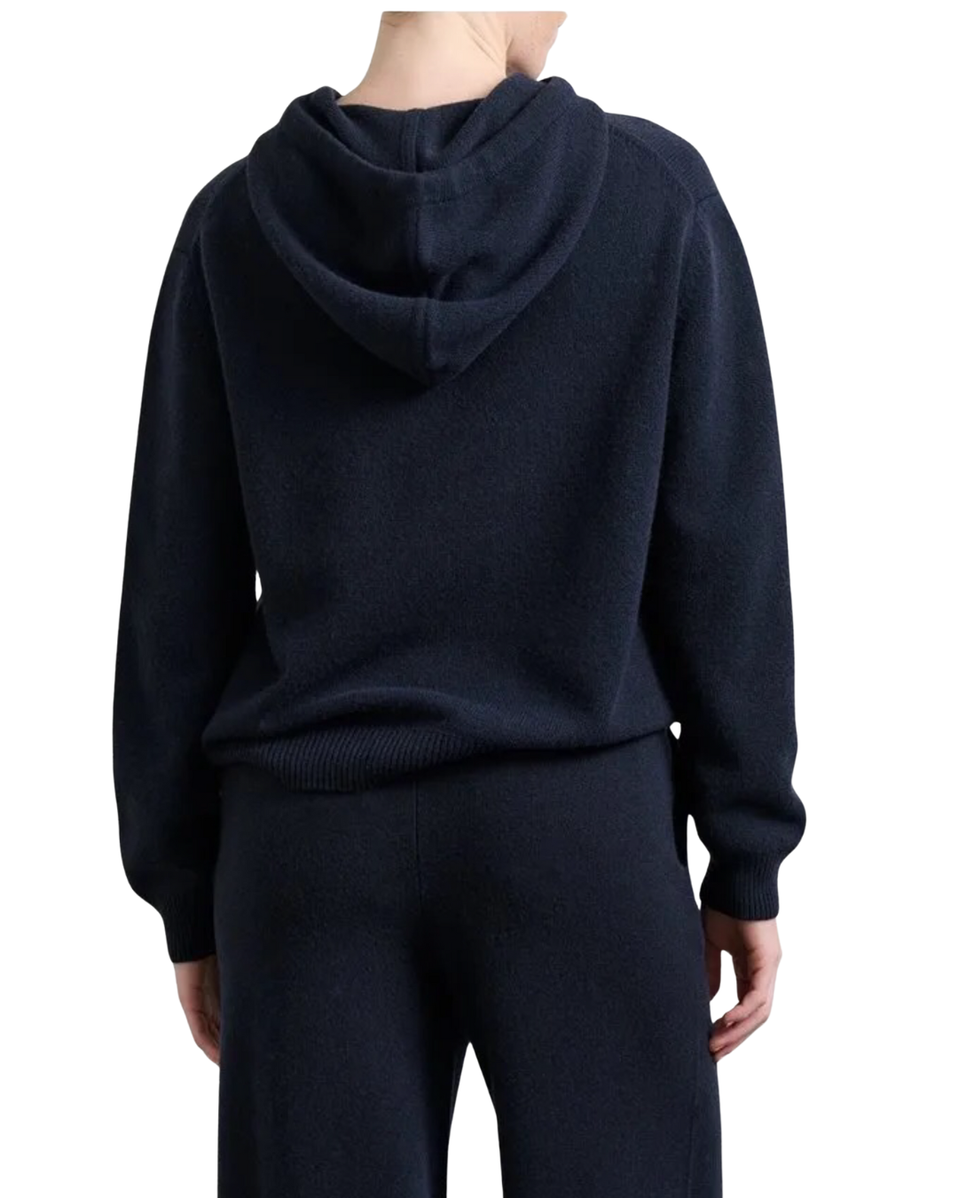 Merino Oversize Hoodie in Dark Ink by Jumper 1234