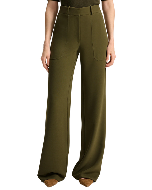 Cole Wide Leg Pant in Cypress by Veronica Beard