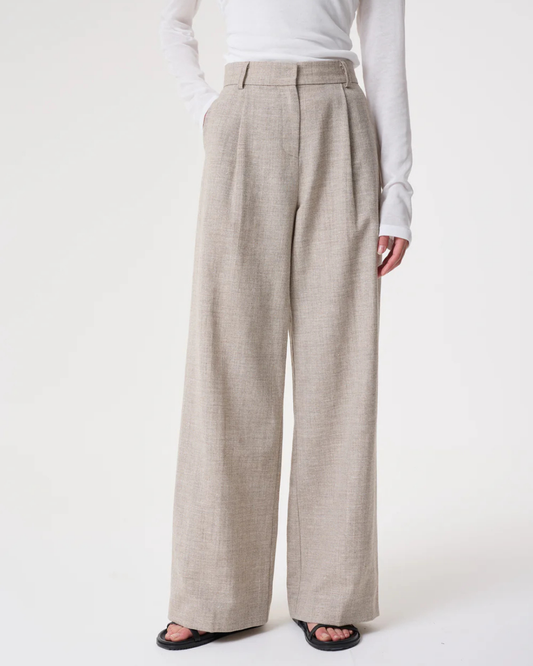 Chiara Undyed Trousers in Grey by AKYN