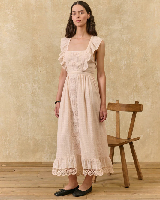 Helianne Dress in Cream by Louise Misha