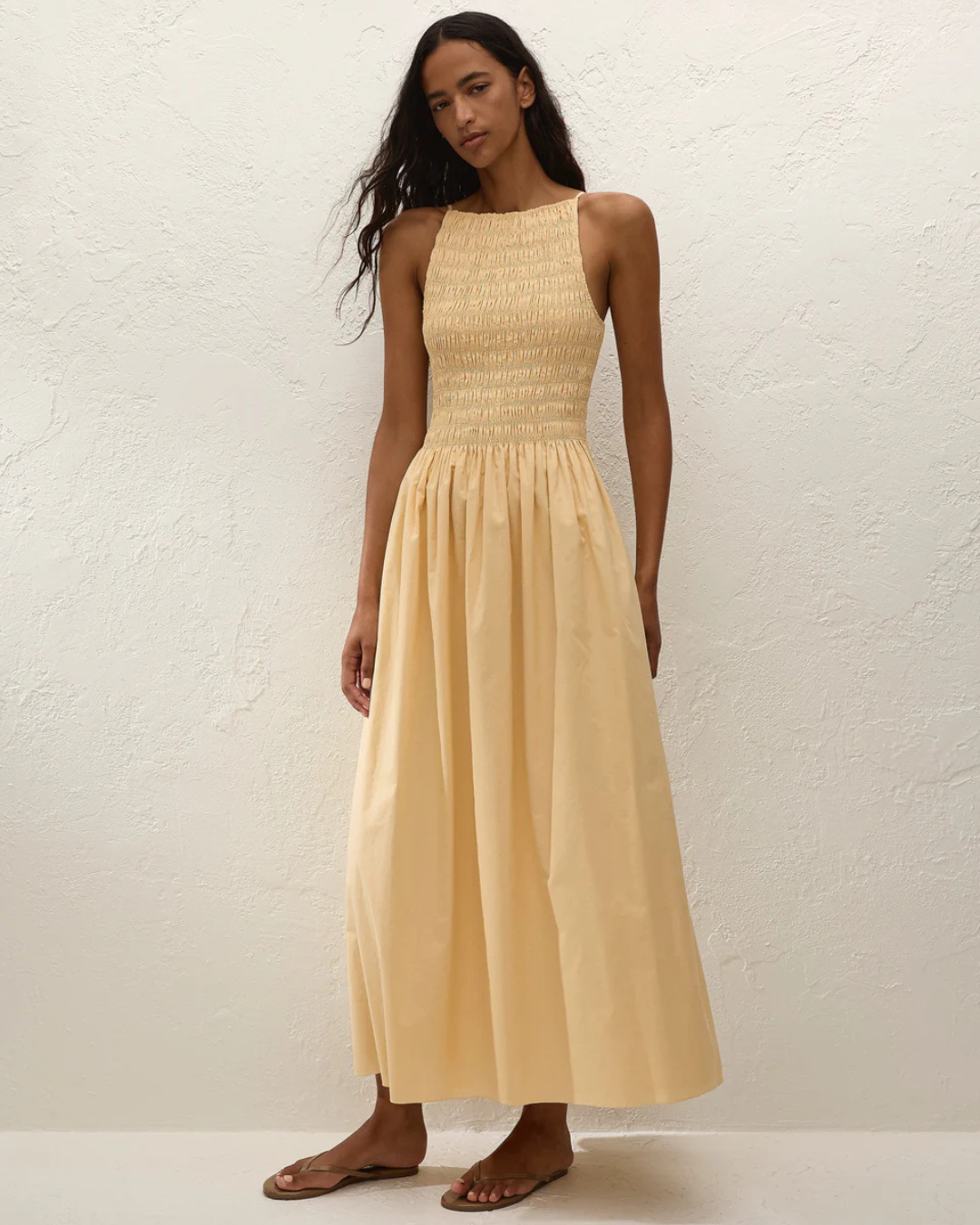 Laia Maxi Dress in Daffodil by Faithfull the Brand
