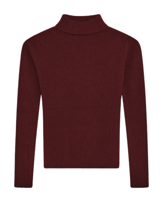 Dolcevita Turtleneck Sweater in Barolo by Maison Hotel