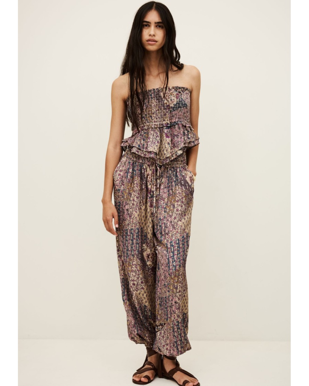 Pretty Bandeau Top in Rose by BA&SH