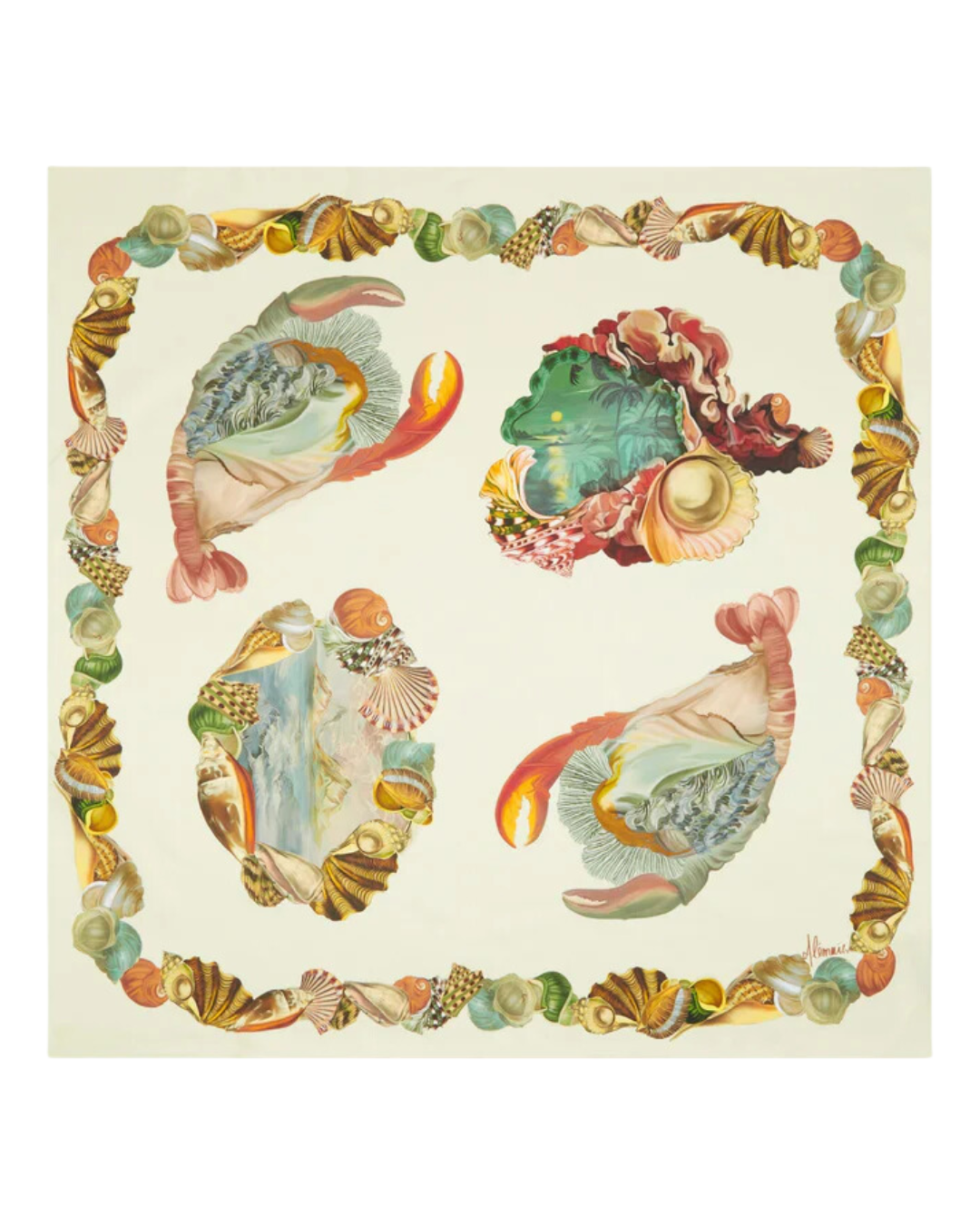 Opal Silk Scarf by Alemais