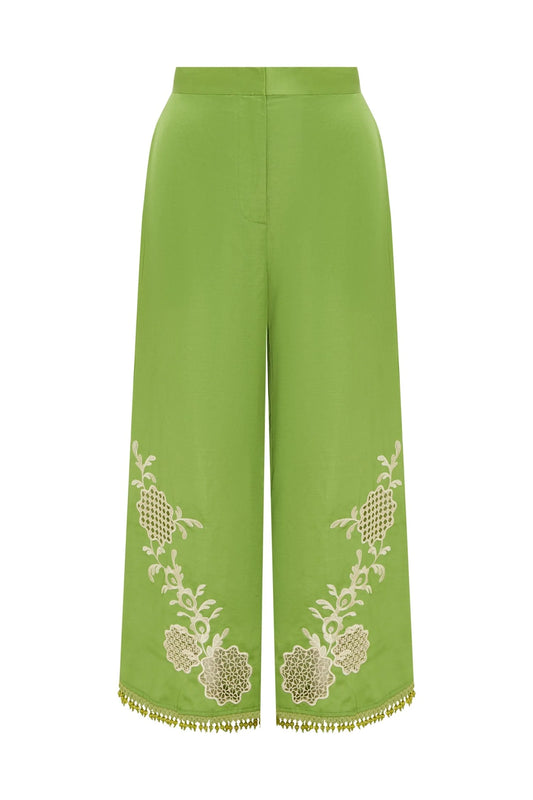 Luisa Embroidered Pant by Alemais
