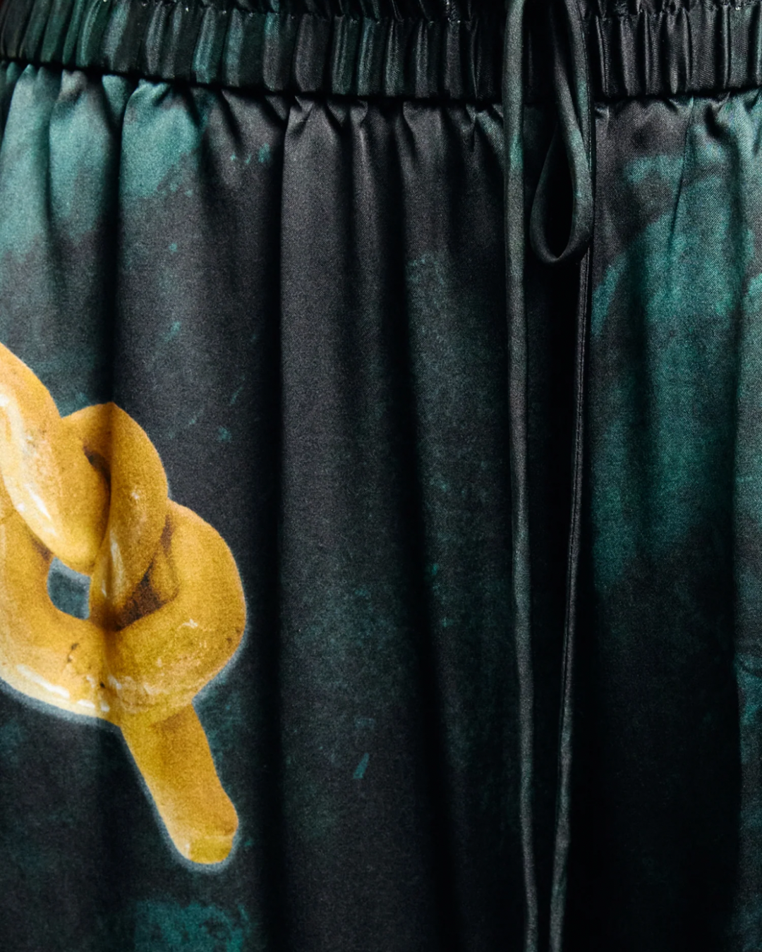 Florero Silk Pant in Teal by Alemais