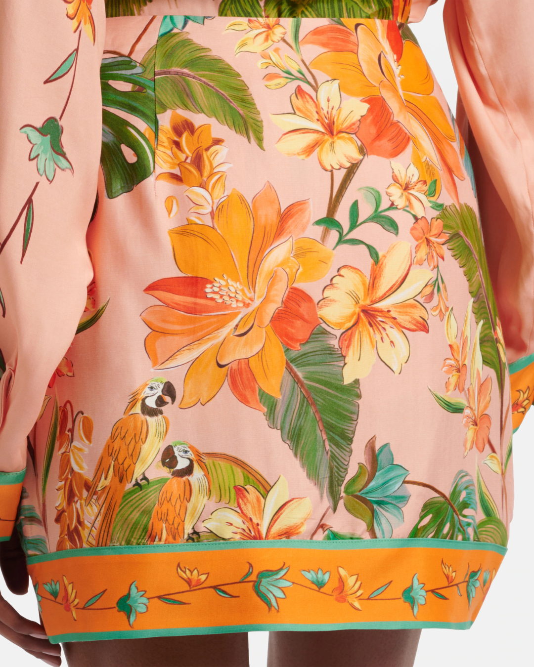 Birds Mini Skirt in Canto Dos Passaros by Farm Rio