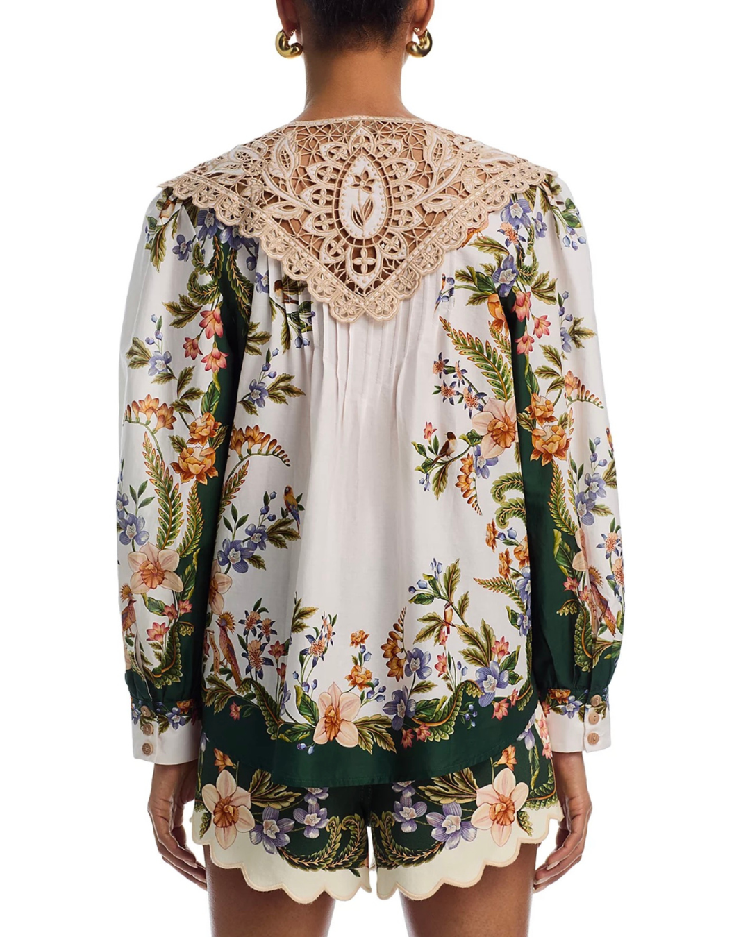 Nature Sand Long Sleeve Blouse by FARM Rio