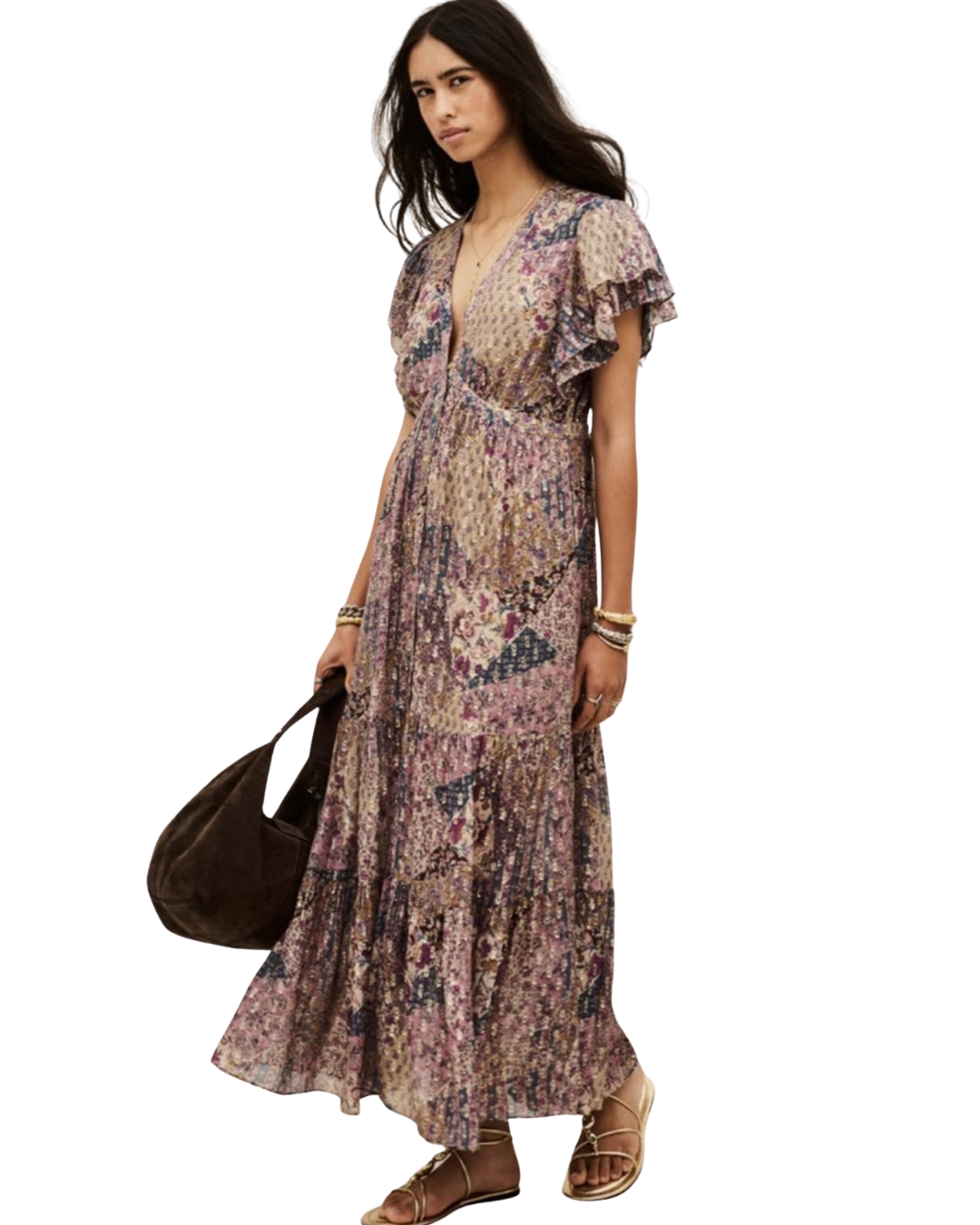 Pareta Dress in Rose by BA&SH